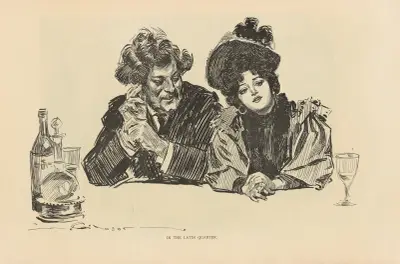 Im Quartier Latin von Charles Dana Gibson