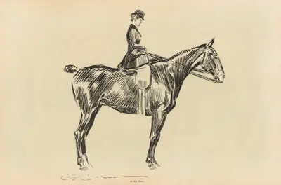 In der Reihe, 1893 von Charles Dana Gibson