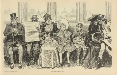 Im selben Boot von Charles Dana Gibson