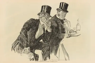 In der ‚Whispering Gallery' – ein kleiner Kredit von Charles Dana Gibson