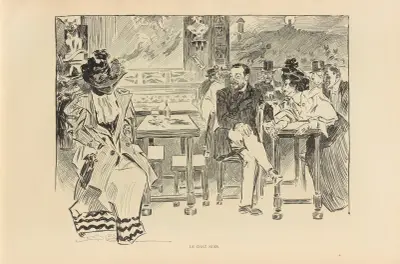 Die schwarze Katze von Charles Dana Gibson