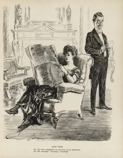 Leap Year av Charles Dana Gibson