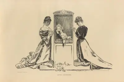 Lenten confessions, Charles Dana Gibson