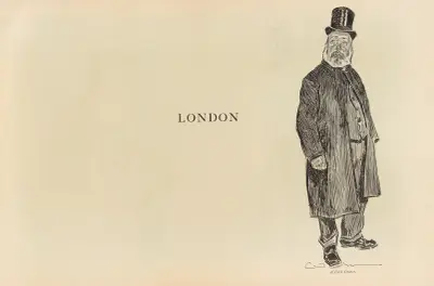 London. A park orator, Charles Dana Gibson