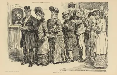 Making up his- av Charles Dana Gibson