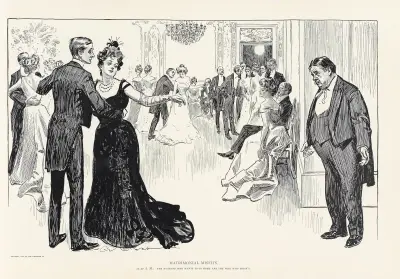 Matrimonial Misfits av Charles Dana Gibson