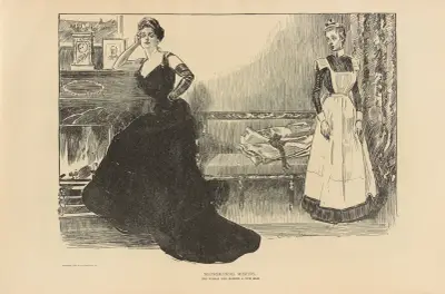 Äktenskapliga missanpassningar. Kvinnan som gifter sig med en klubbman av Charles Dana Gibson