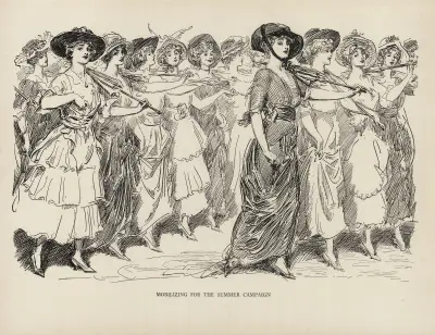 Mobilisering för sommarkampanjen av Charles Dana Gibson