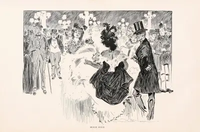 Moulin Rouge av Charles Dana Gibson