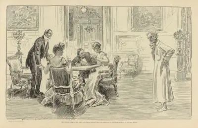 Mr Grubb går i sömnen av Charles Dana Gibson