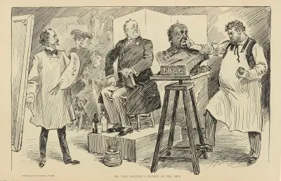 Mr. Tagg becomes a patron of the arts av Charles Dana Gibson