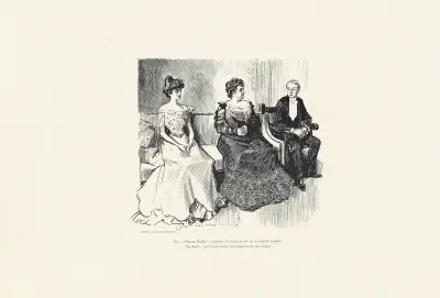 Mrs. J. Brassy Pushe; Ich gestehe, ich bin ganz versessen darauf, meine Tochter zu verheiraten von Charles Dana Gibson