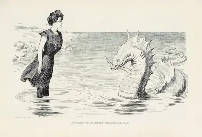 Kein Wunder, dass die Seeschlange unsere Küste heimsucht von Charles Dana Gibson
