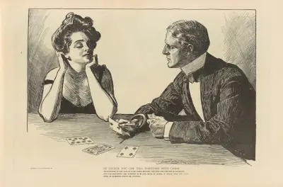Natürlich kannst du mit Karten wahrsagen von Charles Dana Gibson