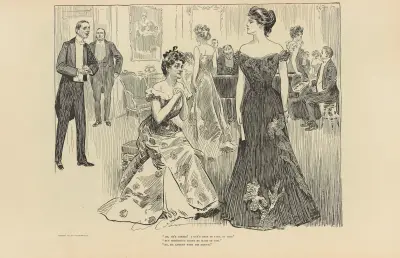 »Åh, han är förskräcklig! Jag står inte ut med att se på honom.« av Charles Dana Gibson