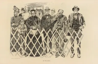 Auf der Fähre von Charles Dana Gibson