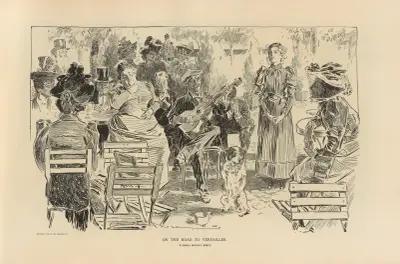 Auf dem Weg nach Versailles, 1893 von Charles Dana Gibson