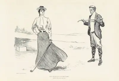 Eine Schwierigkeit des Spiels von Charles Dana Gibson