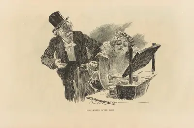 En minut över åtta av Charles Dana Gibson