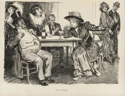 Arbetslös av Charles Dana Gibson
