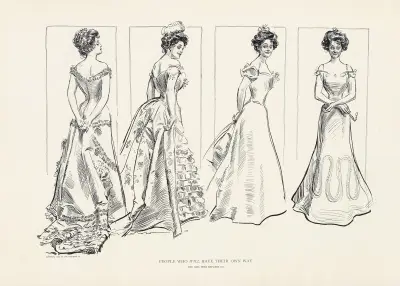 De som vill ha sin vilja fram – Flickan som sa nej till oss av Charles Dana Gibson