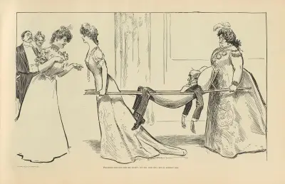 Pillsbury does not care for society, but his wife will not go without him av Charles Dana Gibson