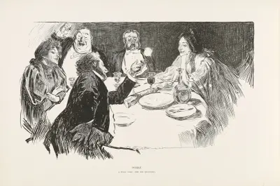 Puzzle – A funny story, find the Englishman av Charles Dana Gibson