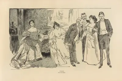 Pussel. Hitta arvtagerskan av Charles Dana Gibson