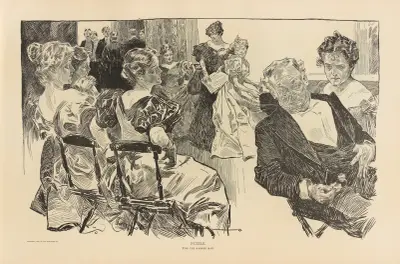 Pussel. Hitta den gifte mannen av Charles Dana Gibson