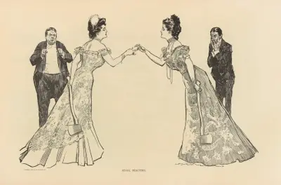 Rival beauties av Charles Dana Gibson