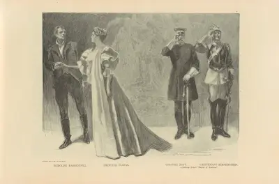 Rudolph Rassendyll. Princess Flavia av Charles Dana Gibson