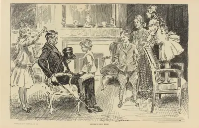 Der neue Galan der Schwester von Charles Dana Gibson