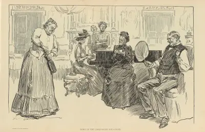 Einige der Verwandten des Hausmeisters von Charles Dana Gibson