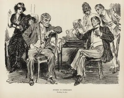 Studies in expression – Reading the play av Charles Dana Gibson