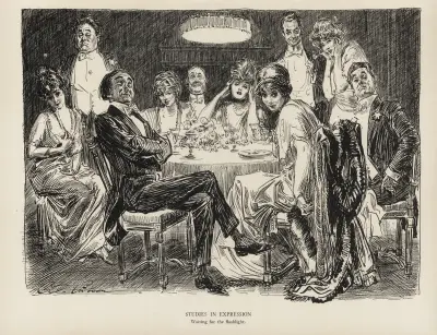 Studier i uttryck – I väntan på blixtljuset av Charles Dana Gibson