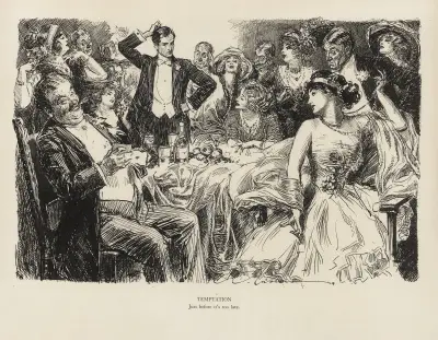 Frestelse av Charles Dana Gibson