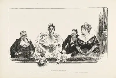 Den amerikanska flickan utomlands av Charles Dana Gibson