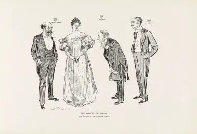 Den amerikanska flickan utomlands – scener ur äktenskapsmarknaden av Charles Dana Gibson