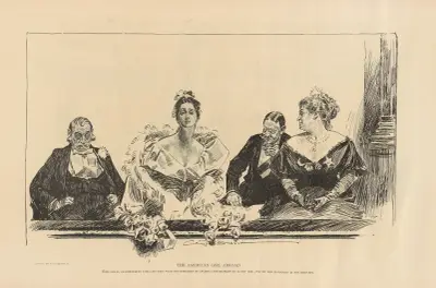 Den amerikanska flickan utomlands av Charles Dana Gibson