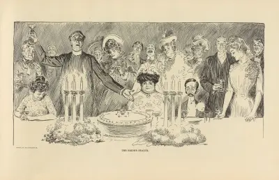 Der Toast der Braut von Charles Dana Gibson