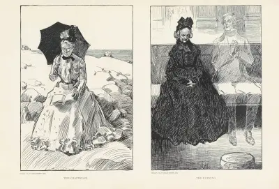 The Chaperone ; The Evening av Charles Dana Gibson