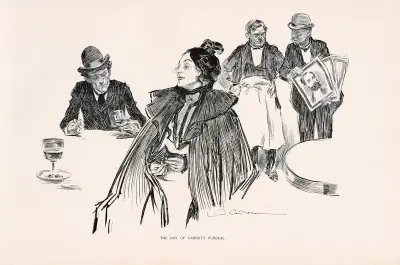 Dagen för Carnots begravning av Charles Dana Gibson