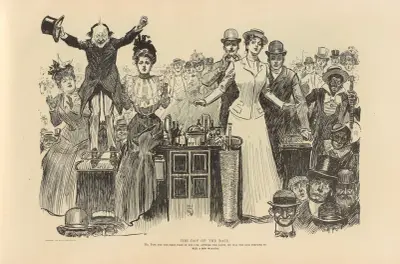 Tävlingsdagen av Charles Dana Gibson