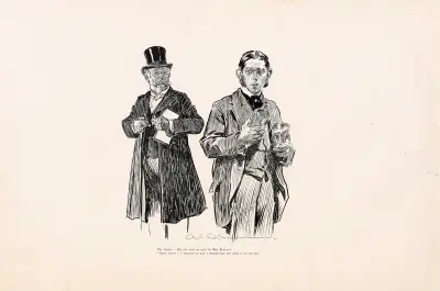 The Doctor; Did you give my note to Mrs Barton av Charles Dana Gibson