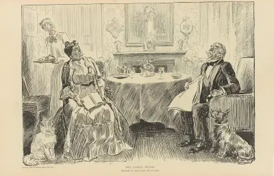 Die Familie unten von Charles Dana Gibson