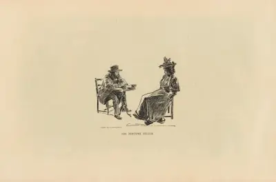 Die Wahrsagerin, 1893 von Charles Dana Gibson
