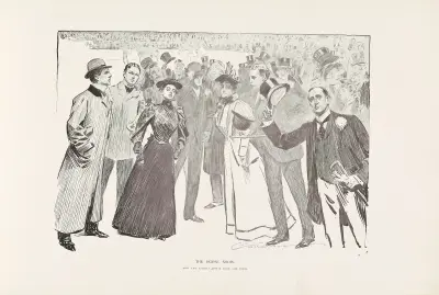 Hästshowen av Charles Dana Gibson