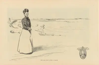 Das Mädchen, das einen Seemann liebte von Charles Dana Gibson