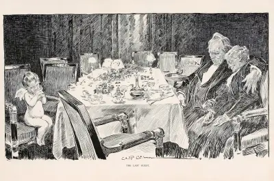 Den siste gästen av Charles Dana Gibson
