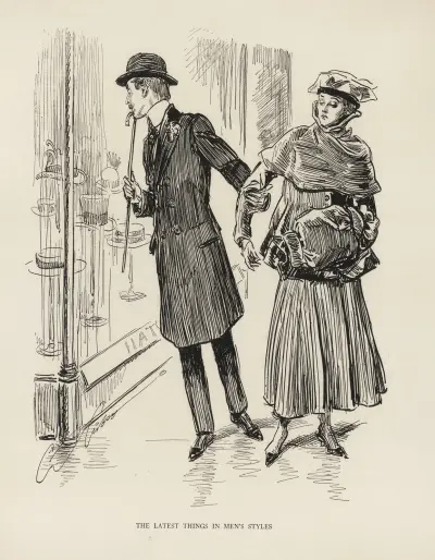 The latest things in Men’s styles av Charles Dana Gibson